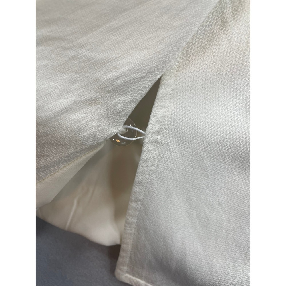 H&M Blazer Dress Womens Linen Blend Slim Fit White XS - Picture 7 of 9